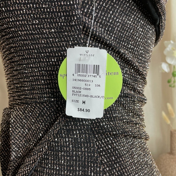 Black and gold glitter dress - Picture 3 of 4